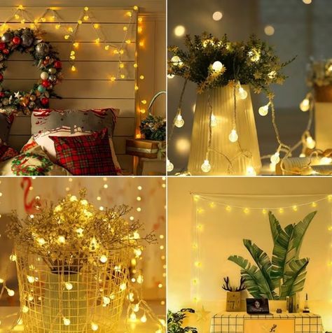 Mini Boncuk Detaylı 3.5 Metre USB LED Işık – 20 Led’li Dekoratif Ortam Aydınlatması