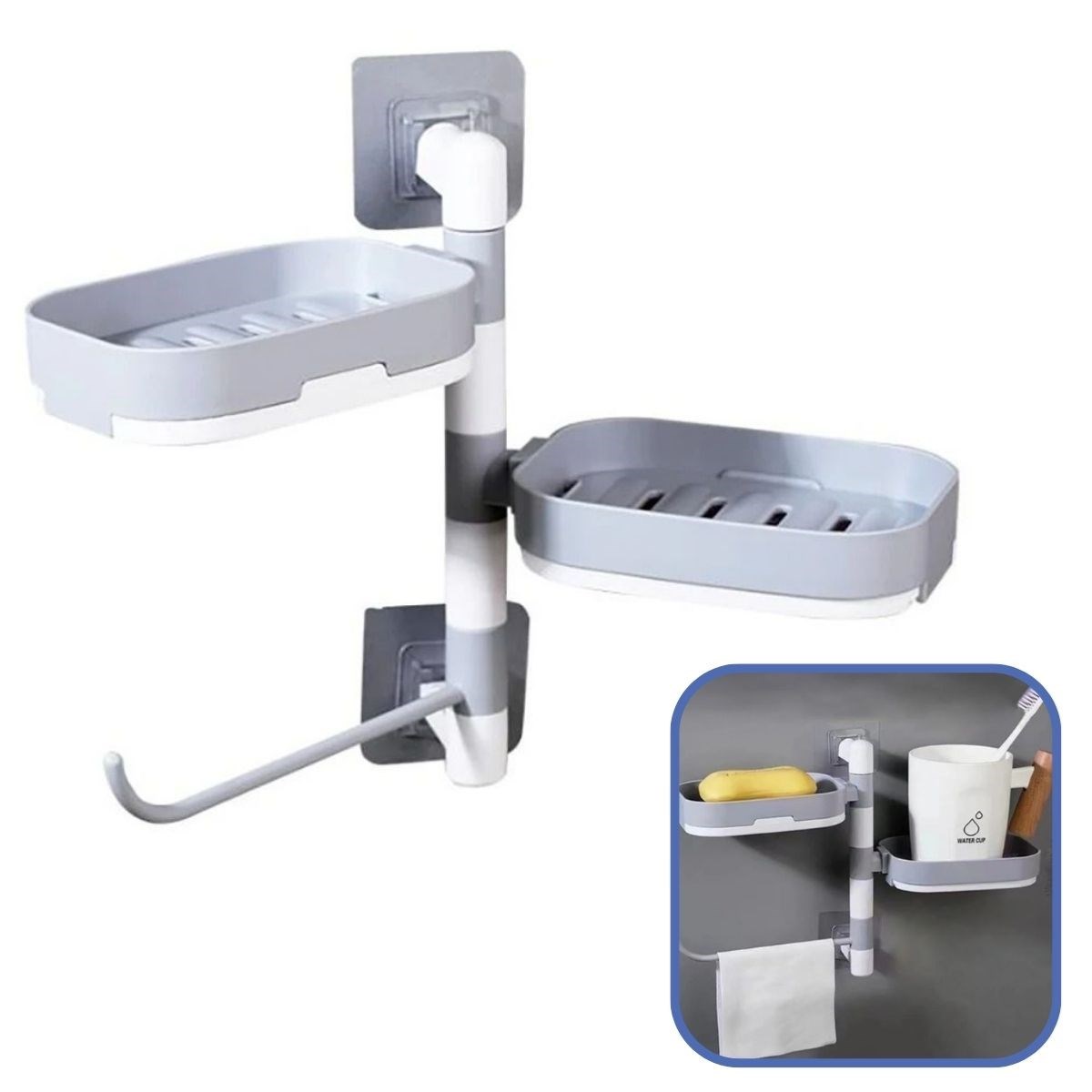 Popüler Sepet Çoklu Sabun Tutucu Fonksiyonel Banyo Sabunluk